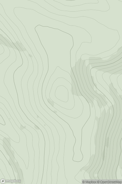 Thumbnail image for Brown Dod [The Glenkens to Annandale] showing contour plot for surrounding peak